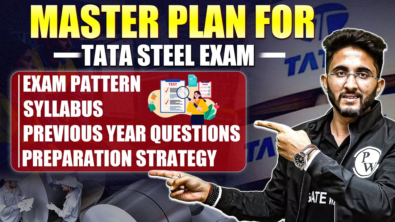 Master Plan For TATA Steel Exam💯 | Exam Pattern | Syllabus | Preparation Strategy
