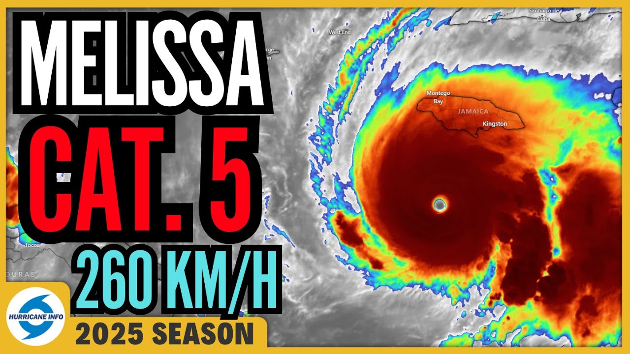 Hurricane Melissa is a Category 5 and could intensify further. Catastrophe for Jamaica.