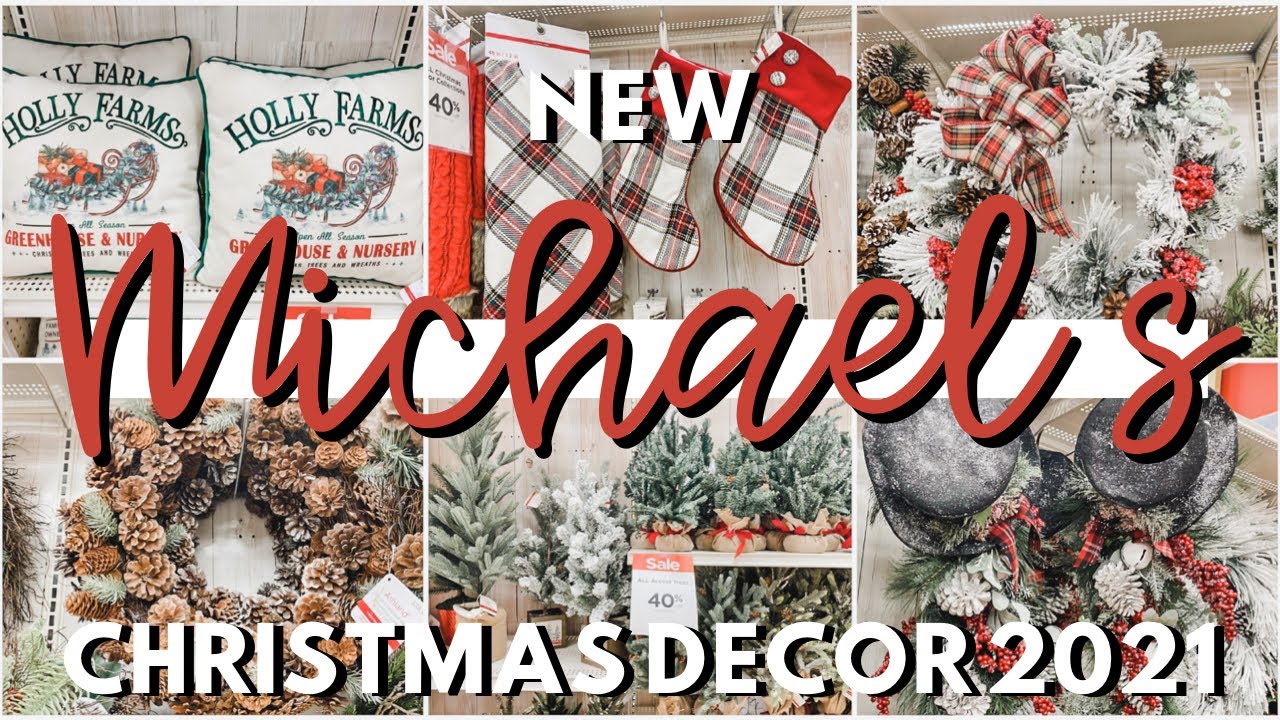 MICHAELS CHRISTMAS DECOR 2021 | MICHAELS CHRISTMAS DECOR 2021 SHOP WITH ME