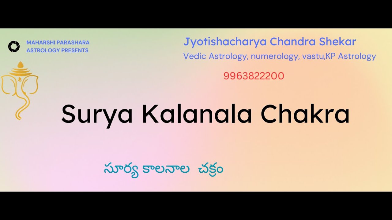 Surya Kalanala Chakram