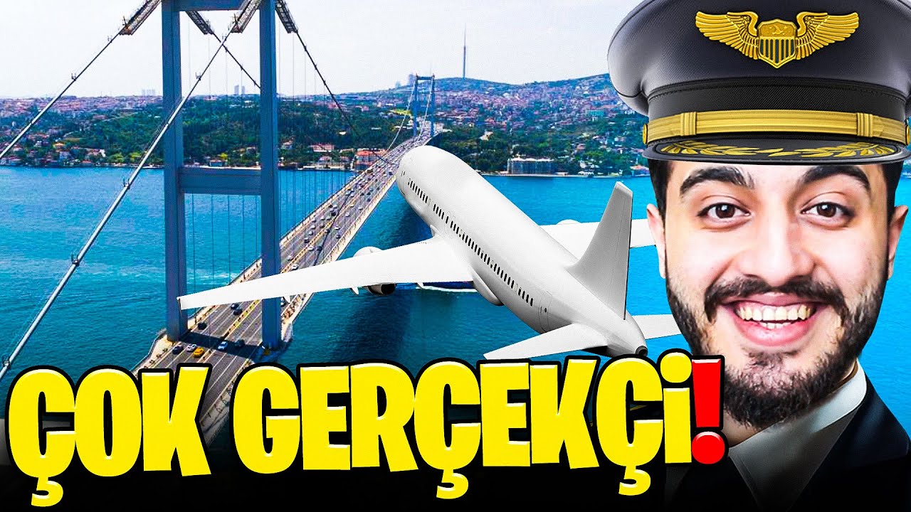 YENİ PİLOT OLMA OYUNUNDA UÇAKLA İSTANBULU GEZDİK! TÜRKÇE SESLENDİRME! Microsoft Flight Simülatör 25