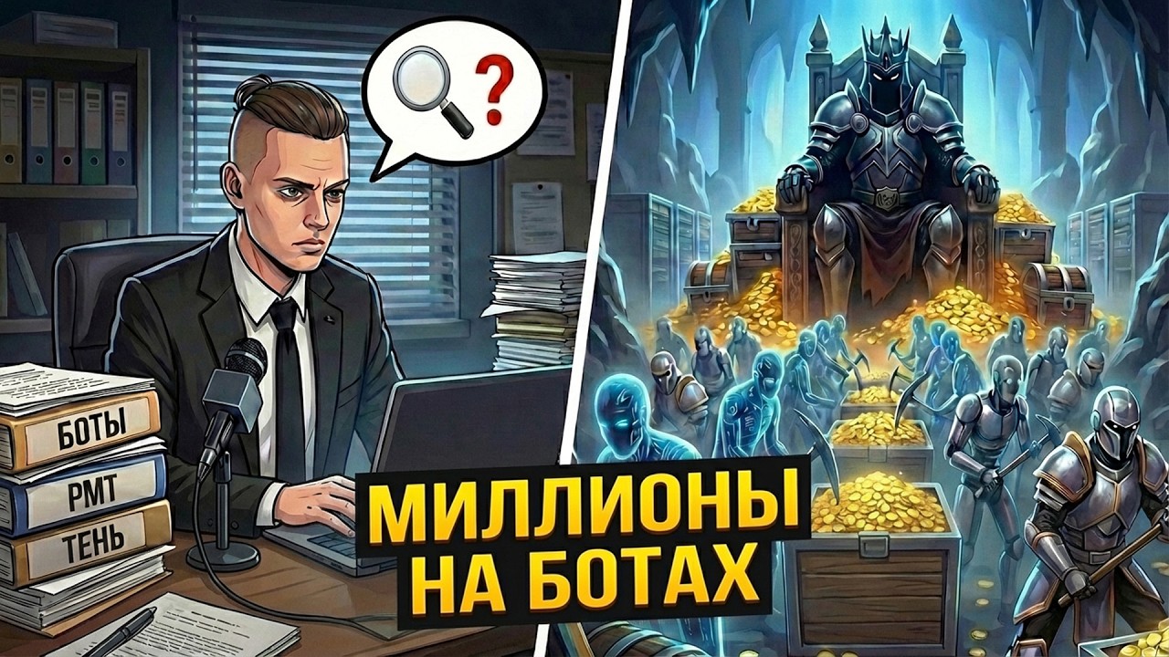 Темная сторона игр. Сколько зарабатывает разработчик ботов 💰