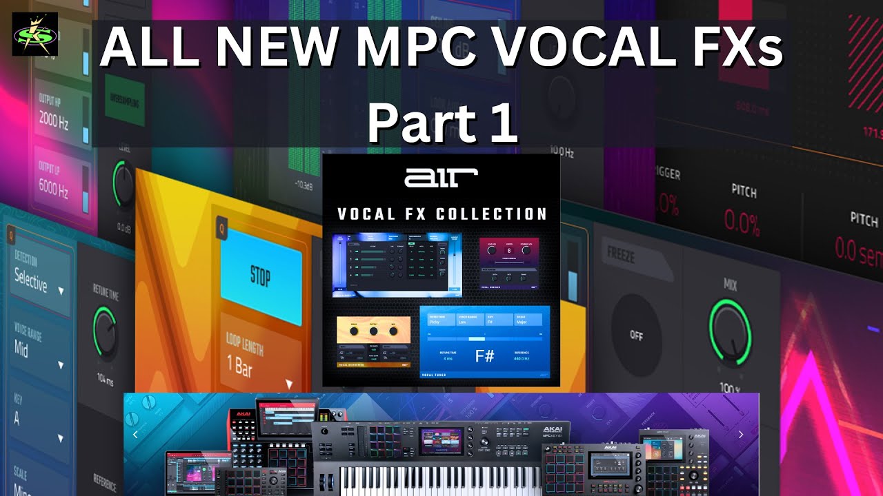 AKAI MPC using Plugins and FXs  on Vocals