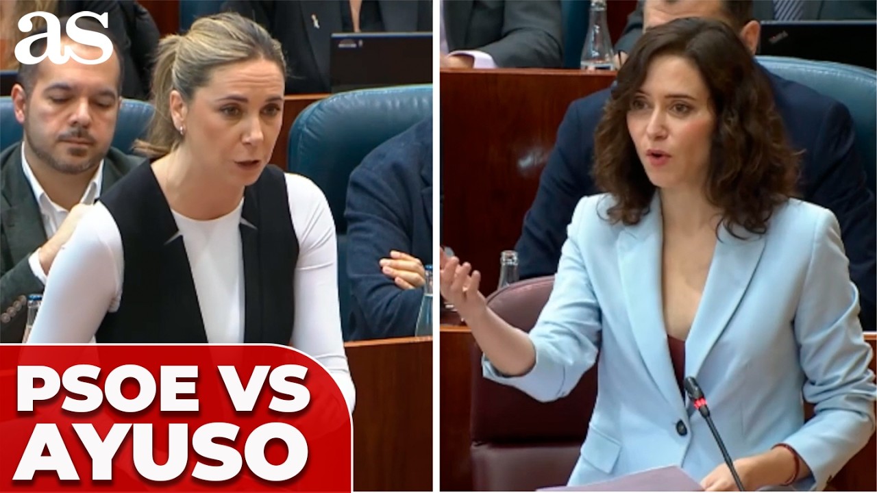 El VIAJE DE AYUSO a ESTADOS UNIDOS desata una BRONCA en la ASAMBLEA DE MADRID