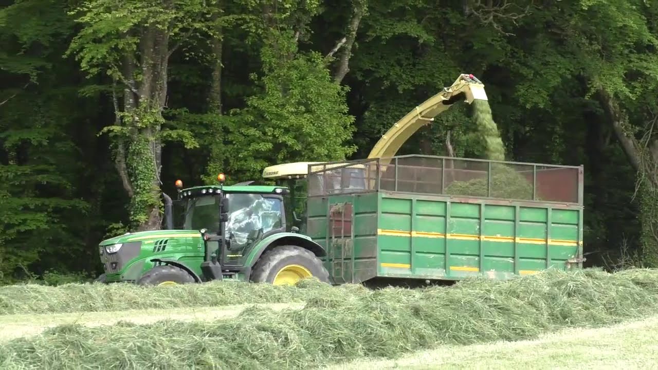 Silage 2020 ~ Krone Big X 630 & John Deere's