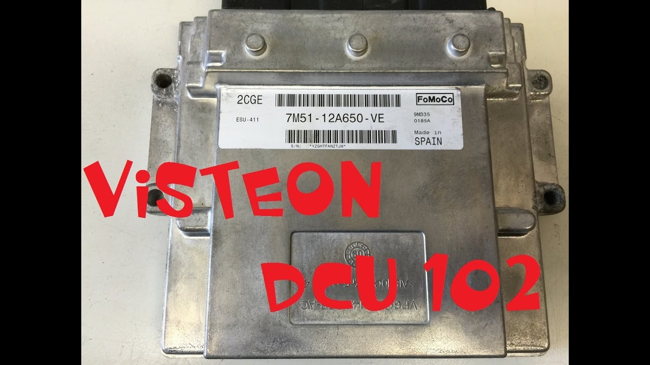 Visteon DCU-102 PSA Fiat Ford opening and reading using KTAG