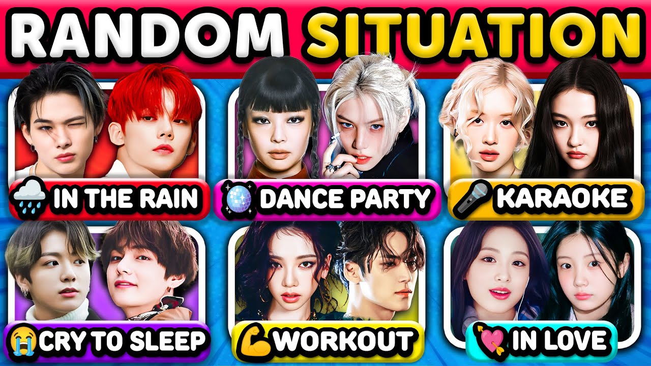 Save One Song For Random Situation 🎵 23 Random Situation ❣️ Can You Pick One Song? | Kpop Quiz 2025