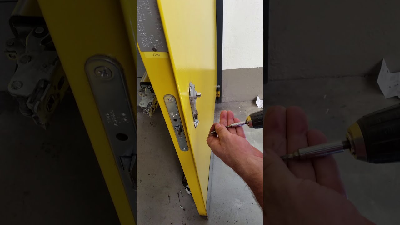 Installation Sertos with Slash panic bar