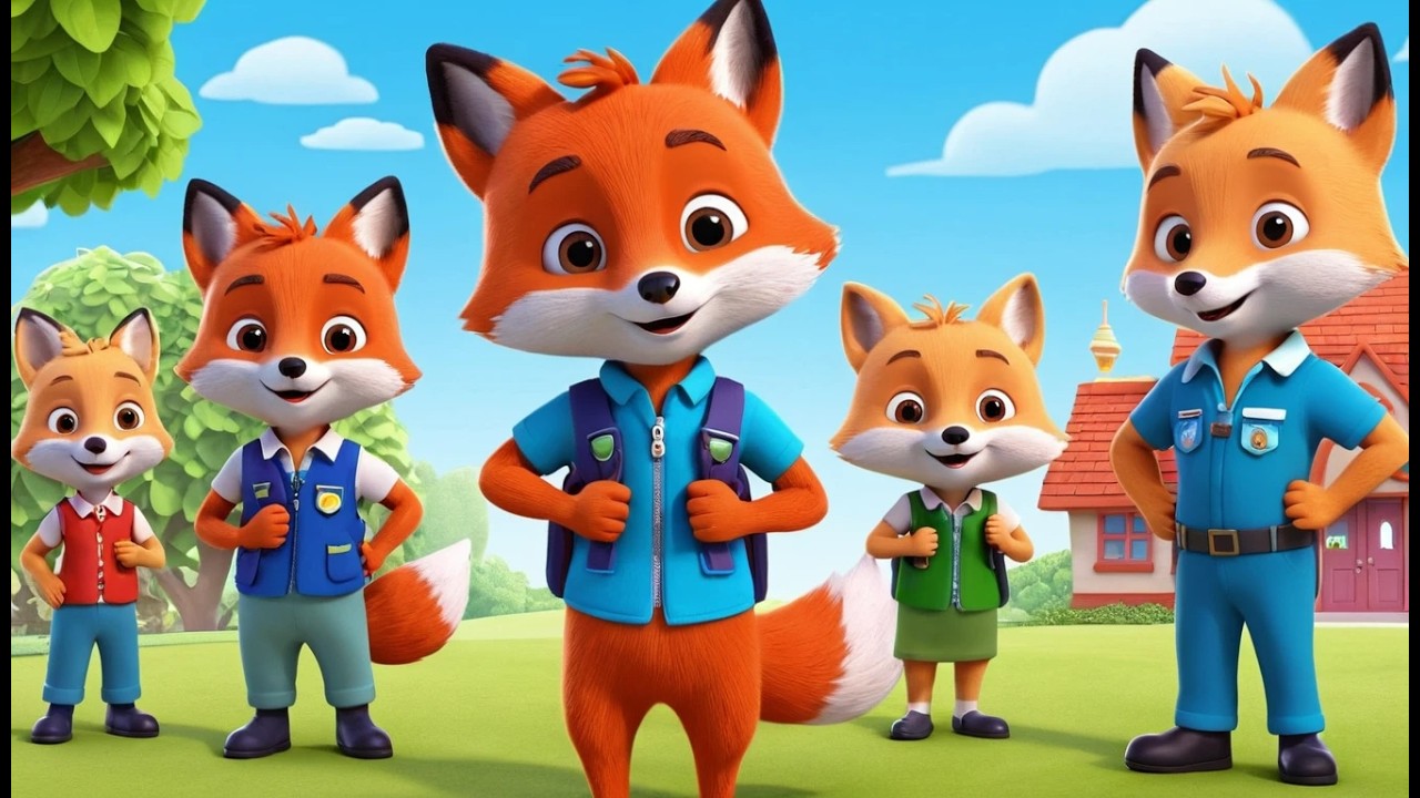 Little Fox Becomes a School Guard