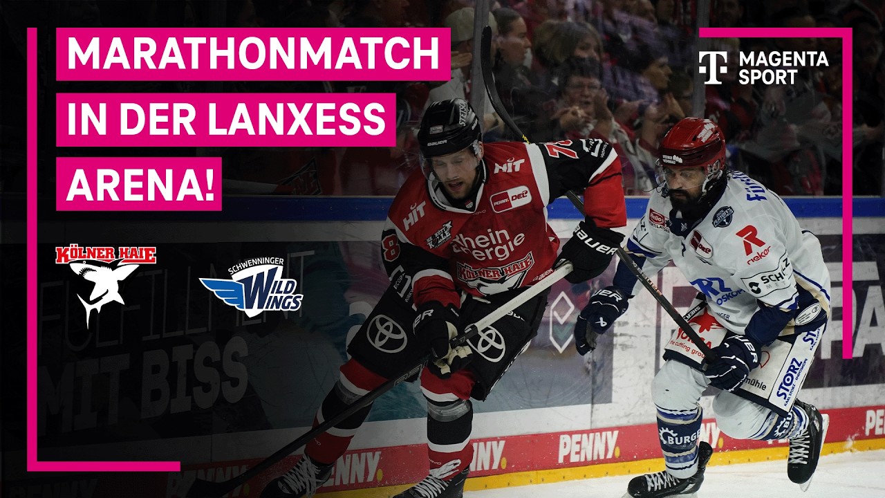 K&ouml;lner Haie - Schwenninger Wild Wings | PENNY DEL Playoffs, Viertelfinale | MAGENTA SPORT