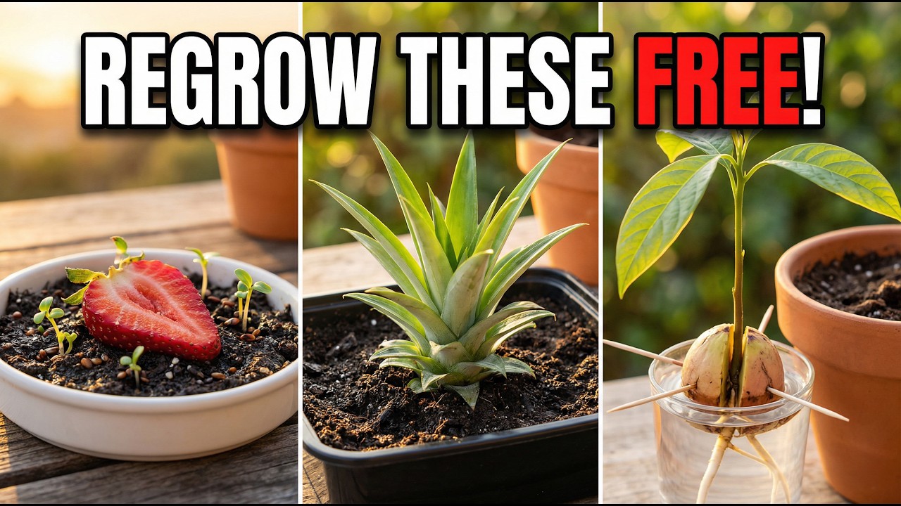 15 Fruits You Can Regrow From Store-Bought Scraps (FREE Plants Forever!)