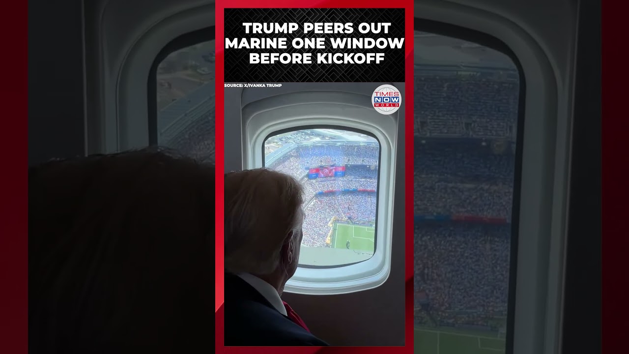 WATCH: Trump Gets Aerial View Of Stadium In Marine One | World Cup Final 2026 | Times Now World