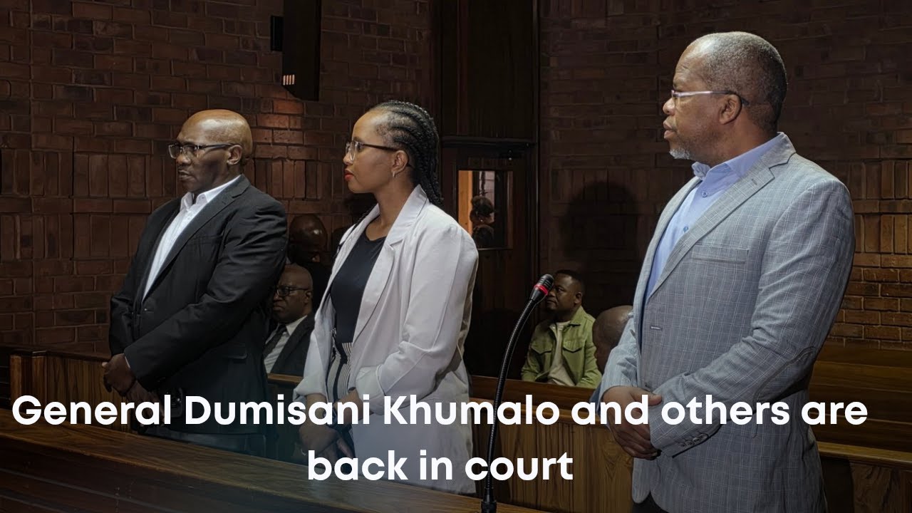 SAPS CRIME INTELLIGENCE HEAD DUMISANI KHUMALO  IN COURT