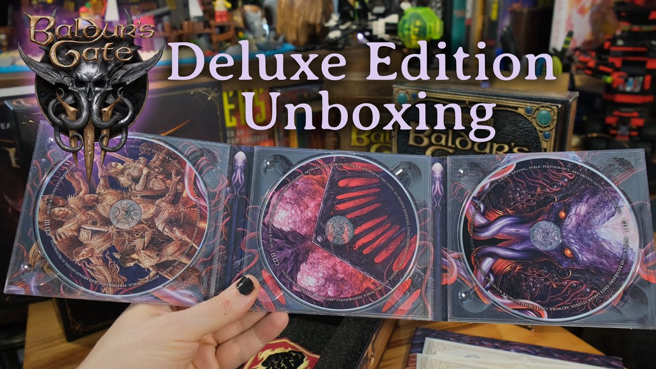 Baldur's Gate III Deluxe Edition Unboxing