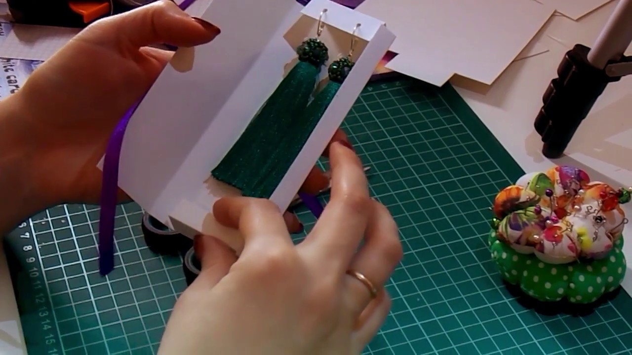 DIY| МК Упаковка под серьги кисти