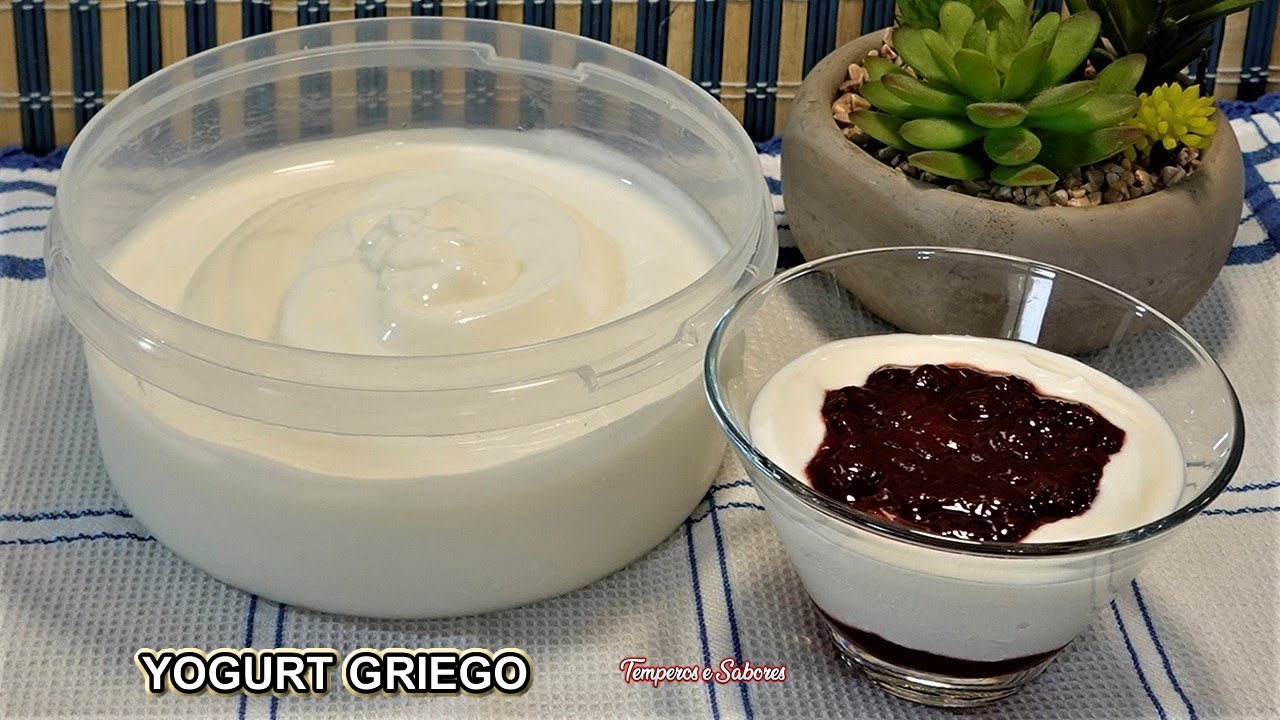 YOGURT GRIEGO FÁCIL SOLO 3 INGREDIENTES Perfecto y Delicioso Mejor Imposible