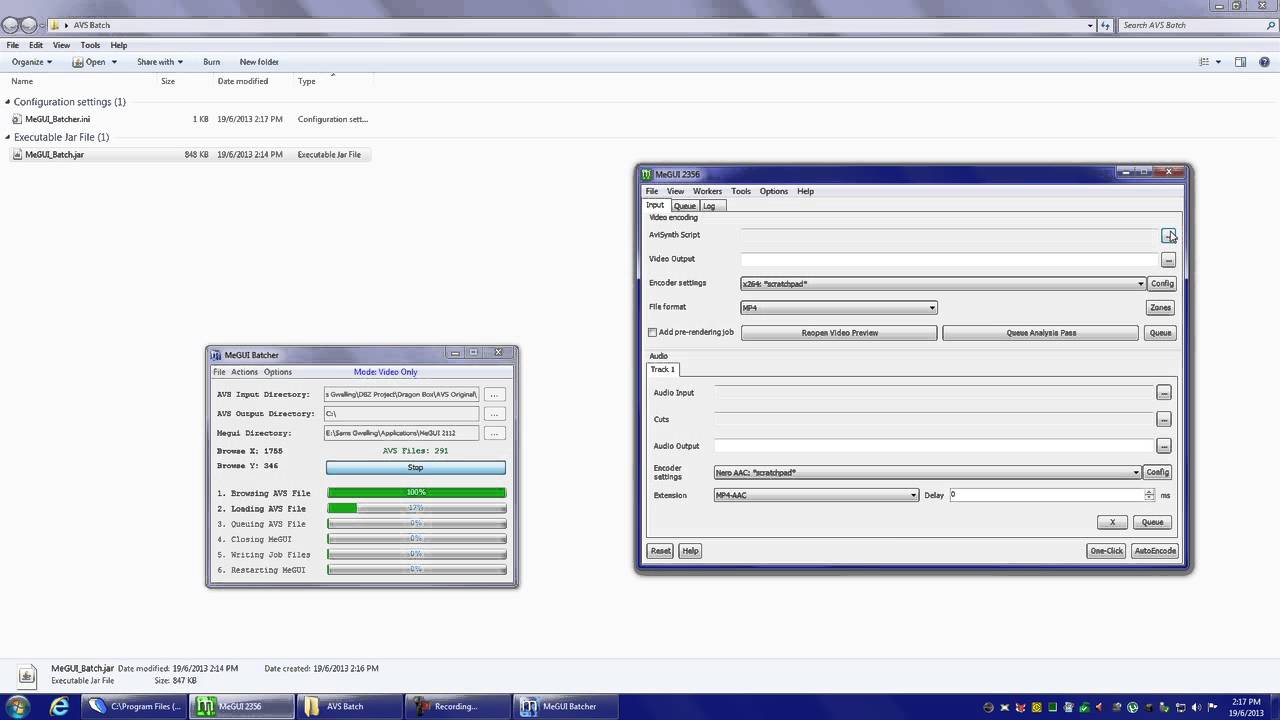 MeGUI Batcher