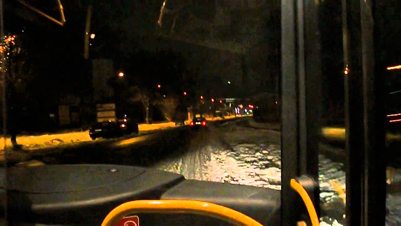 Busfahrt Göttingen GÖVB - Linie.13 (Kauf Park - Bahnhof) Winterfahrt