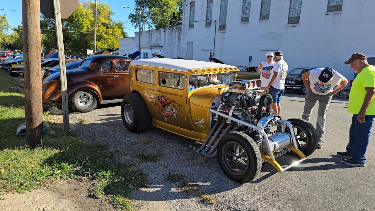 PRAIRIE CITY FIRE DEPARTMENT CAR SHOW. SEPTEMBER 29TH, 2024. PRAIRIE CITY, IOWA.