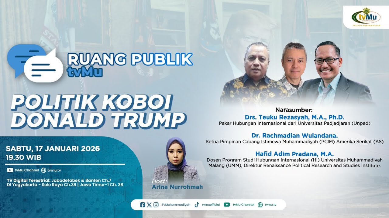 RUANG PUBLIK tvMu | Politik Koboi Donal Trump