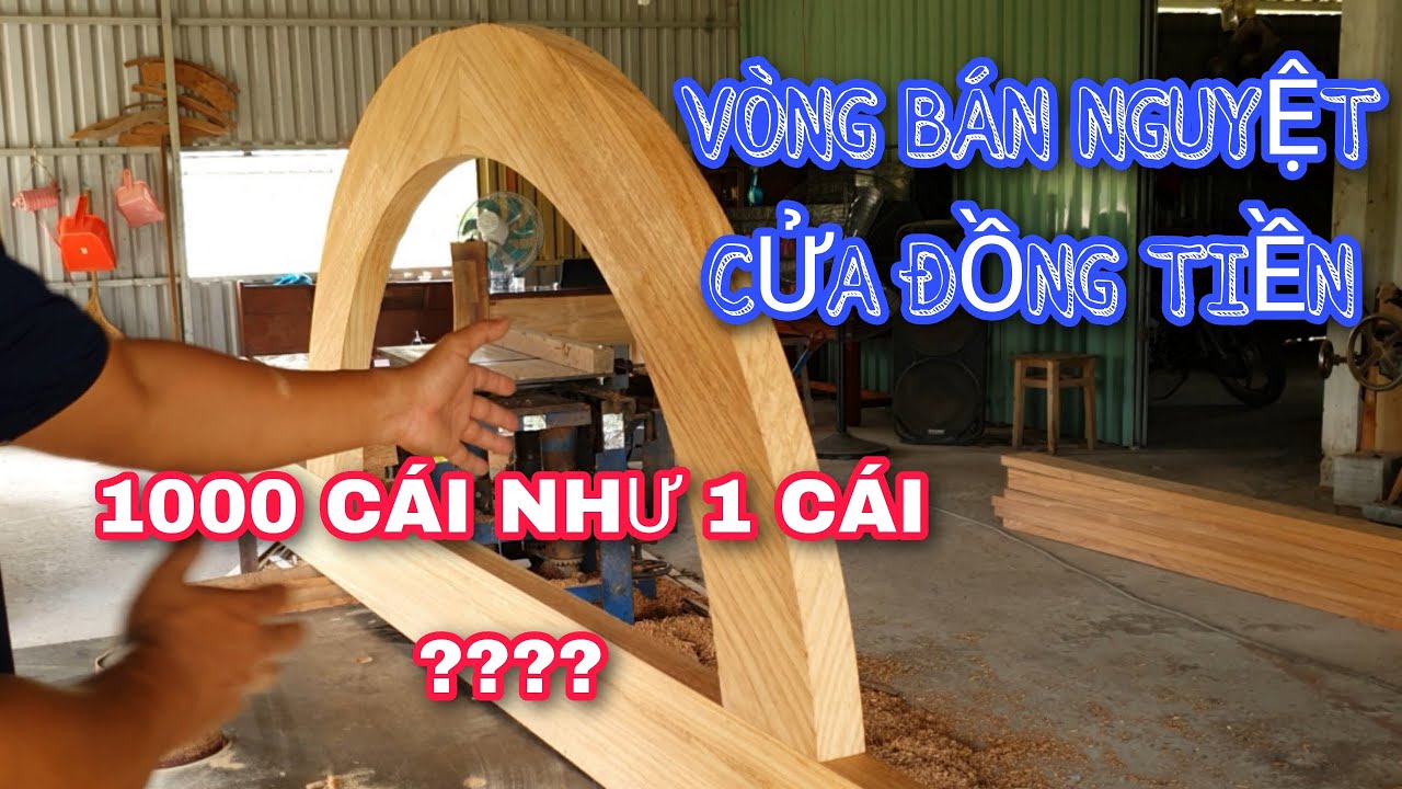 Làm Thế Nào để ghép nhiều VÒNG TRÒN LỚN bằng gỗ CHẮC CHẮN và CHÍNH XÁC NHẤT