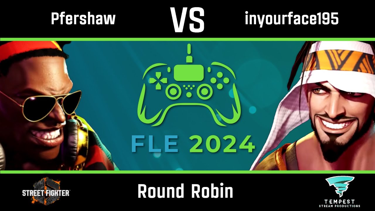 Pfershaw (Deejay) vs inyourface195 (Rashid) - Street Fighter 6 Round Robin - FLE 2024