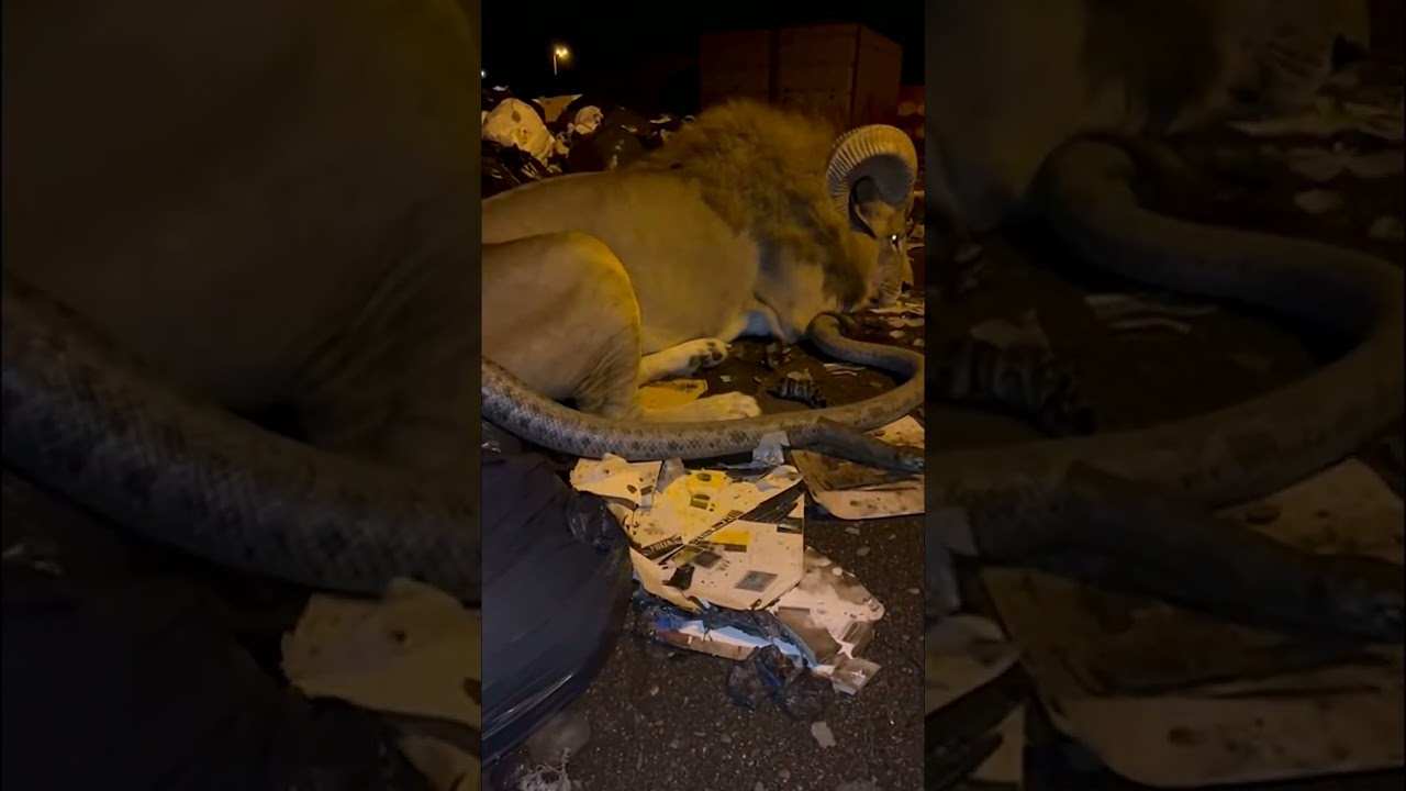 Un Quimera es visto en el basurero