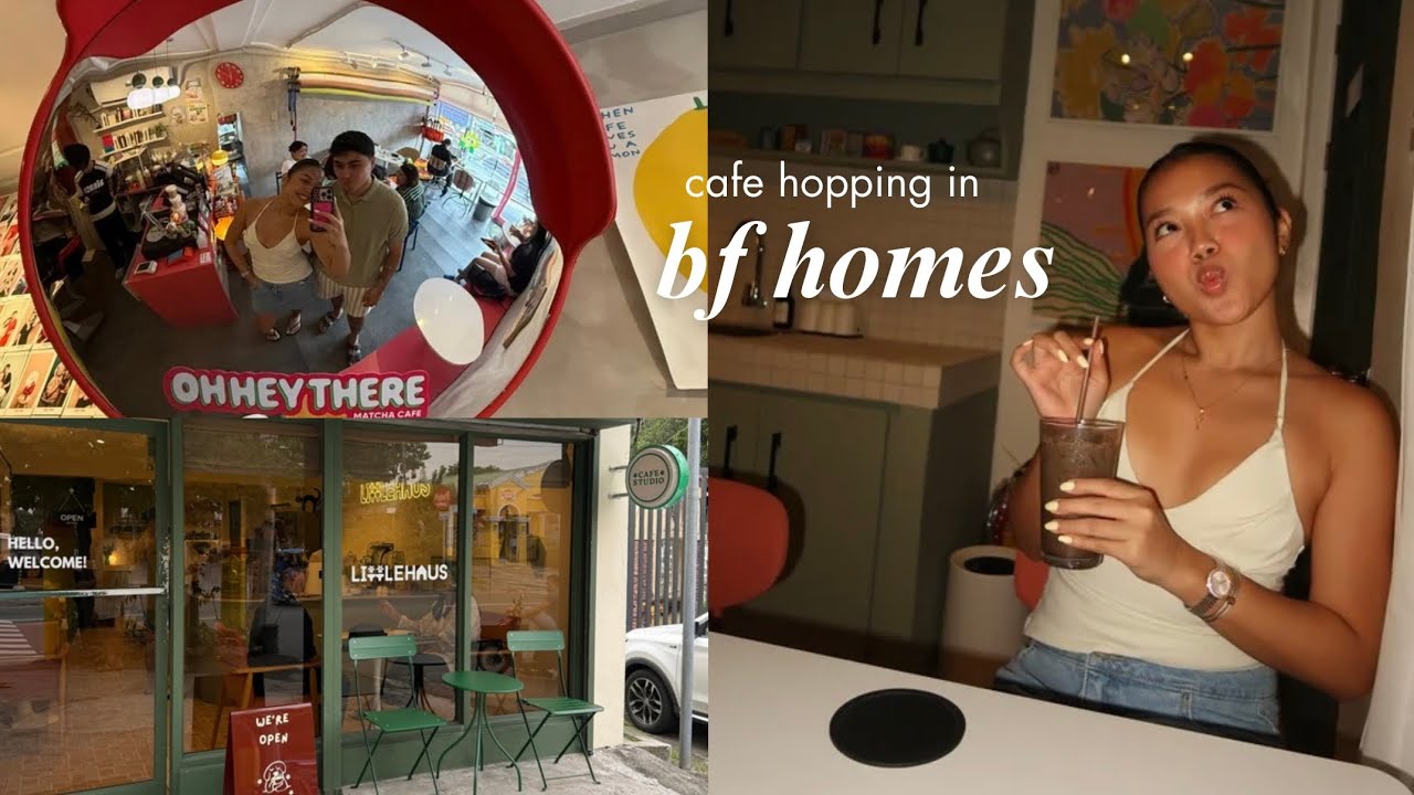 manila cafe hopping 🍵 bgc, bf homes & banana pudding matcha