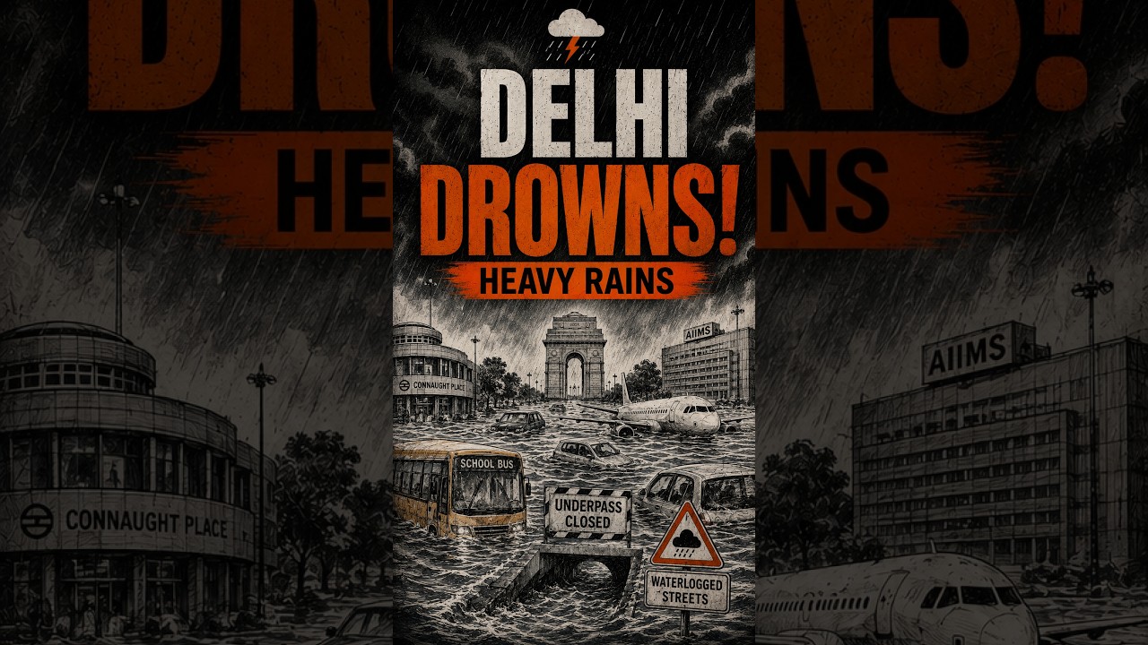 Delhi-NCR Flooded: Red Alert & Severe Waterlogging Paralyzes Capital!