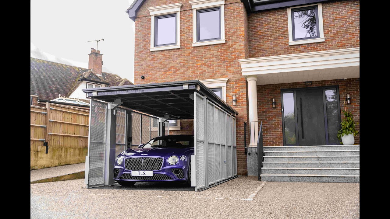 Driveway to Basement Car Lift by Total Lifting Solutions (TLS)