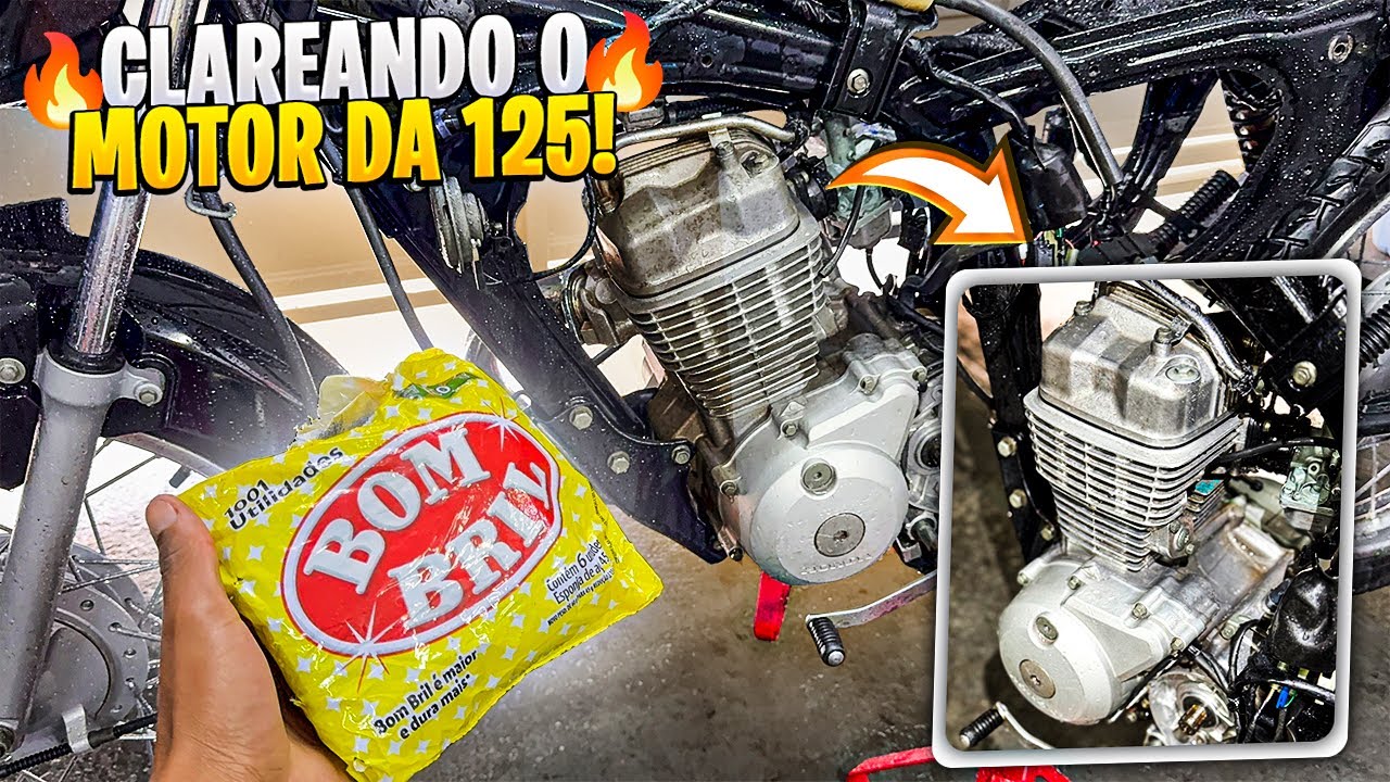 CLAREANDO O MOTOR DA FAN125 🔥*esse é o segredo*