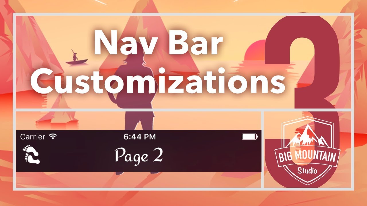 Настройка Nav Bar Часть 3: Кнопка Назад (iOS, Xcode 8, Swift 3)