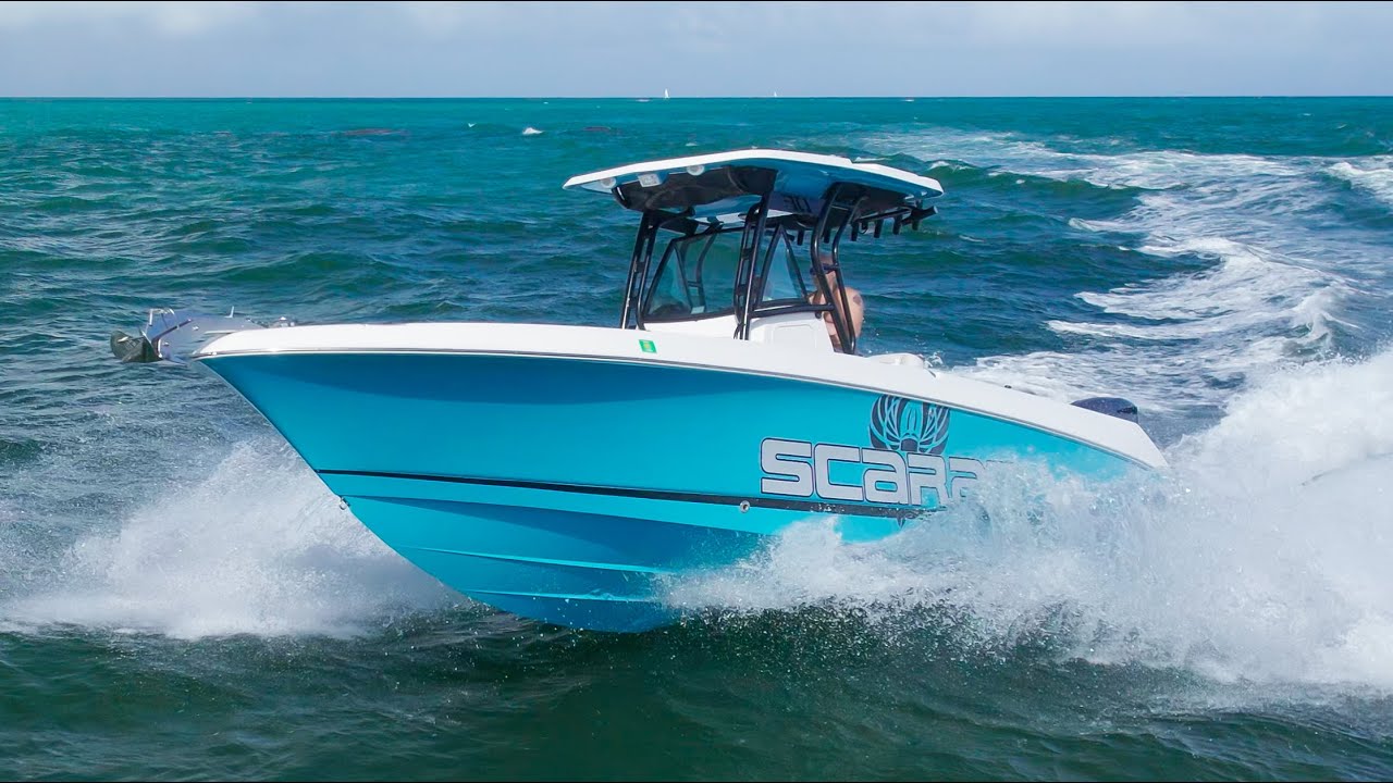 Chasing a Scarab Offshore Center Console Out and Back at Haulover