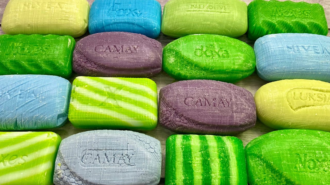 Маленькие Асмр кубики 💚 Little Asmr soap cubes 💙 Satisfying video 💜