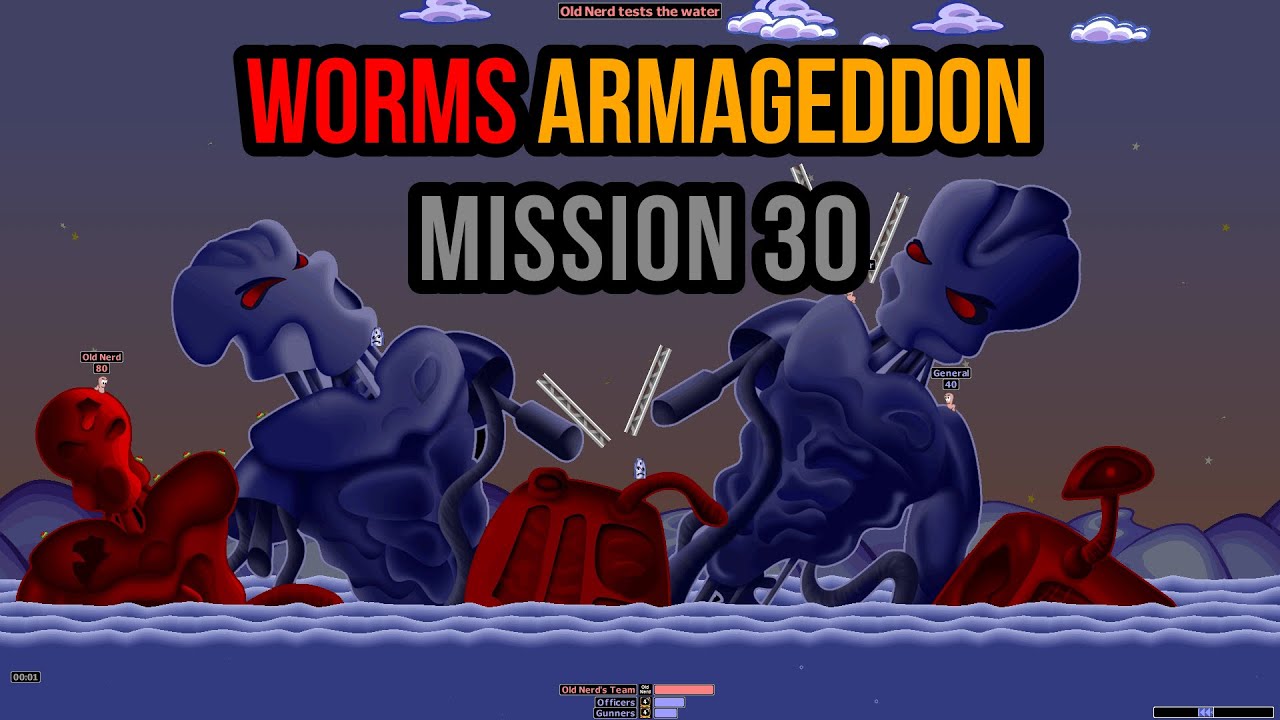 Worms Armageddon | Mission 30 - Aim long, aim true.