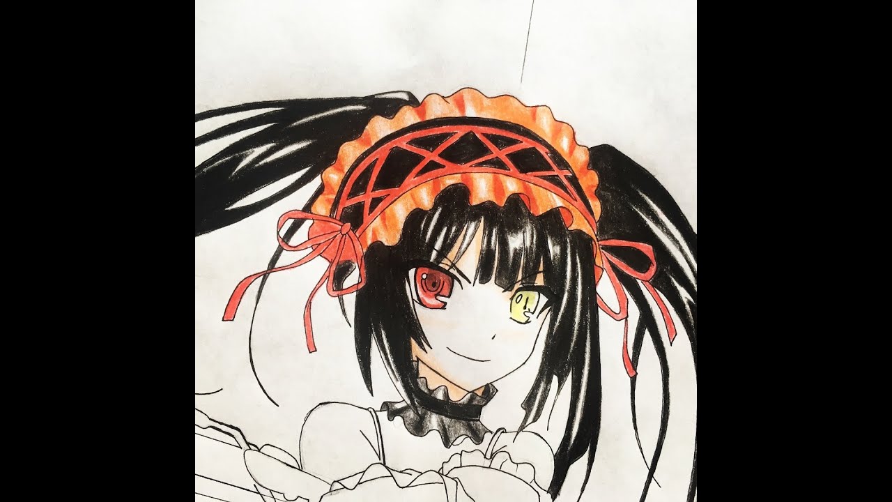 How to draw Kurumi Tokisaki (date a live)