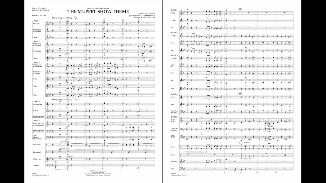 The Muppet Show Theme arranged by Paul Murtha
