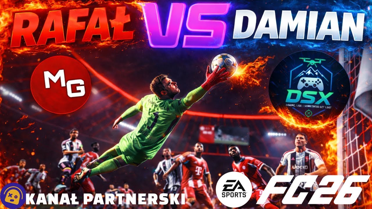 Pojedynek 💪 w FC26 ⚽ z @MilkyGra  . Rafał vs Damian !!!