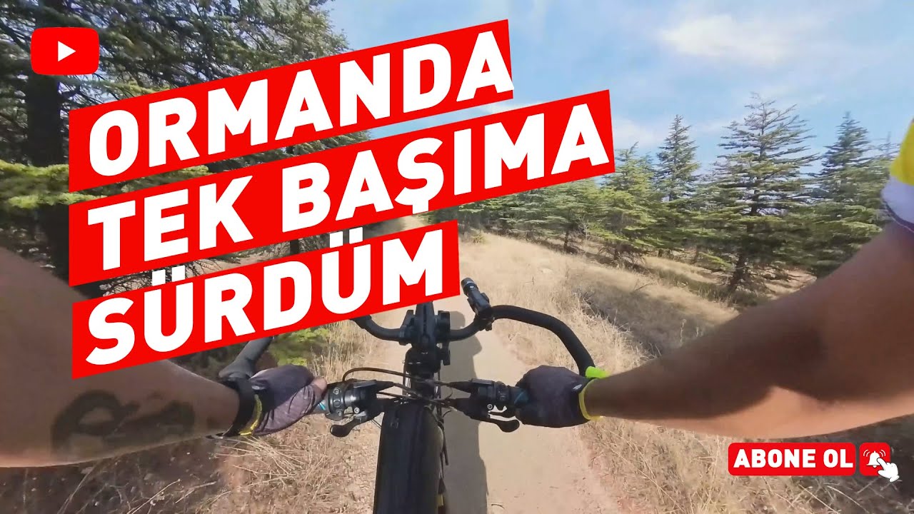 ODTÜ Ormanında Tek Başıma Sürdüm - Ankara'nın En Keyifli Bisiklet Rotası -  Bölüm 1~78#bisikletvlog