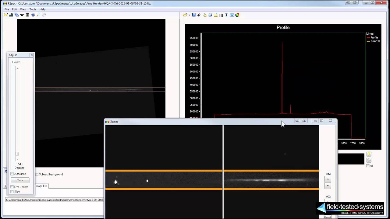 Using RSpec to calibrate a spectrum from the AAVSO spectrum library