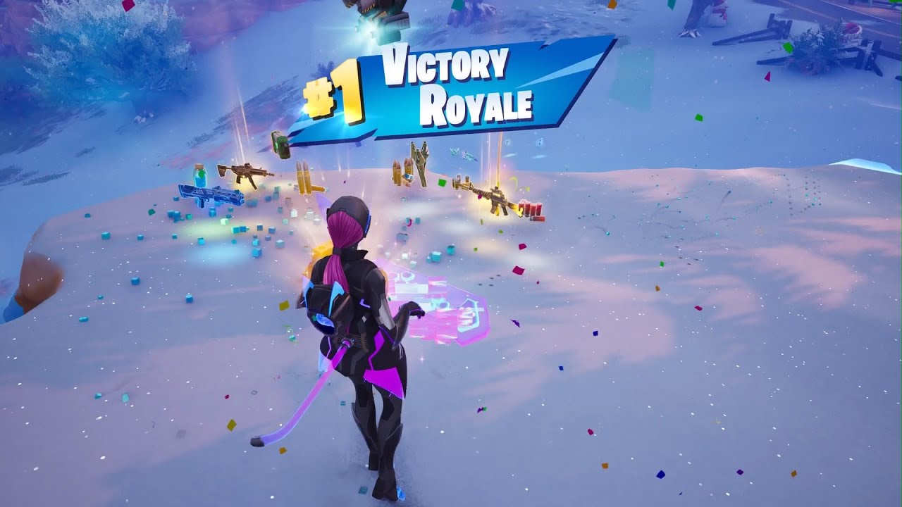 VOID WALKER LYNX (Helmet On Style) Skin Solo Gameplay in FORTNITE!