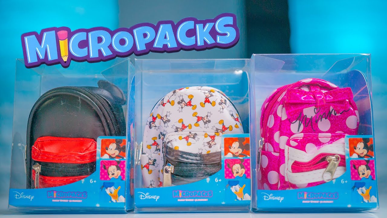 Disney Micropacks Mini Backpacks Filled With Mini Stationery Surprises H5Kids