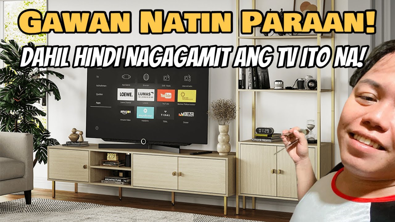DAHIL HINDA NAGAGAMIT ANG TV SA KWARTO GAWAN NATIN NG PARAAN | @ohdeeva