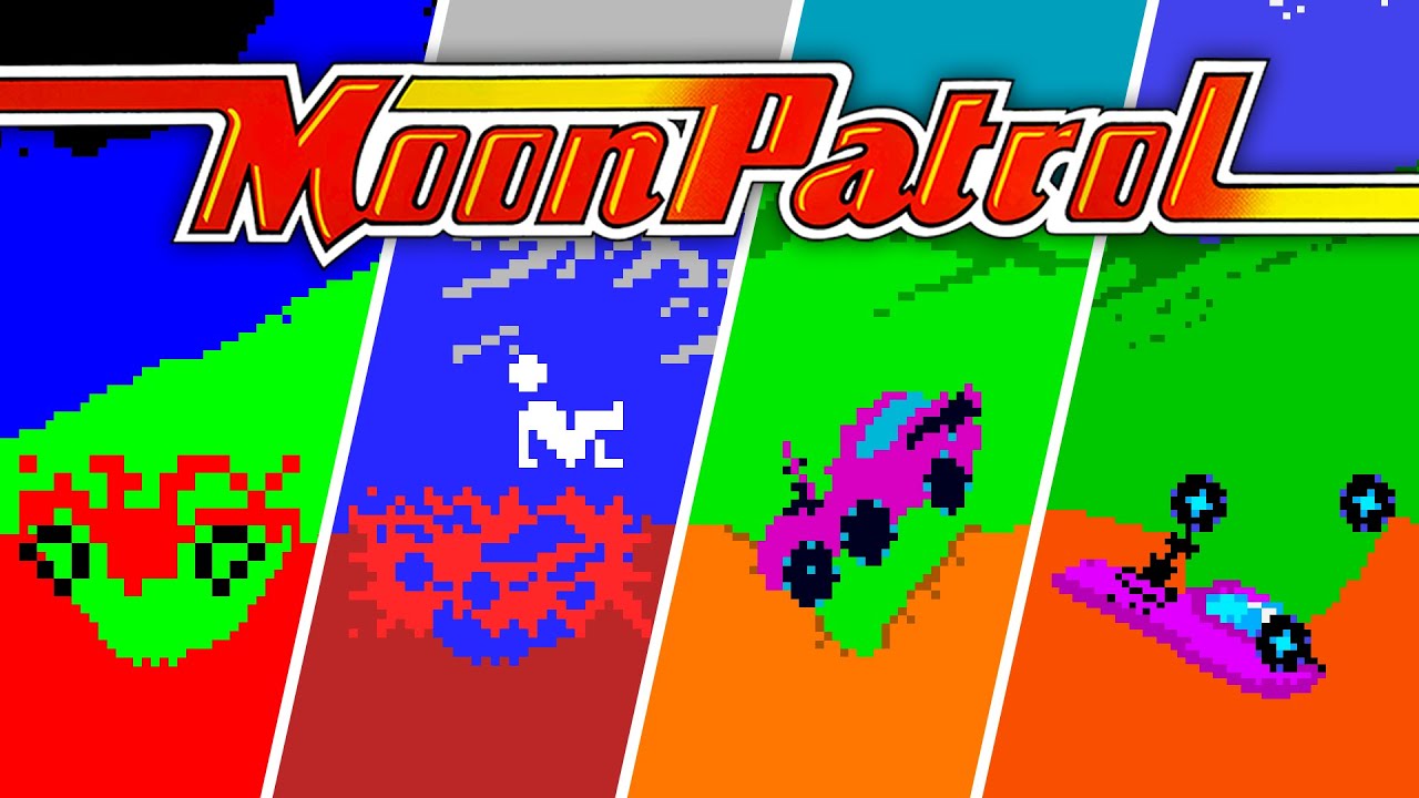 Moon Patrol: Deaths & Game Over Screens Across All Versions 🚀💥