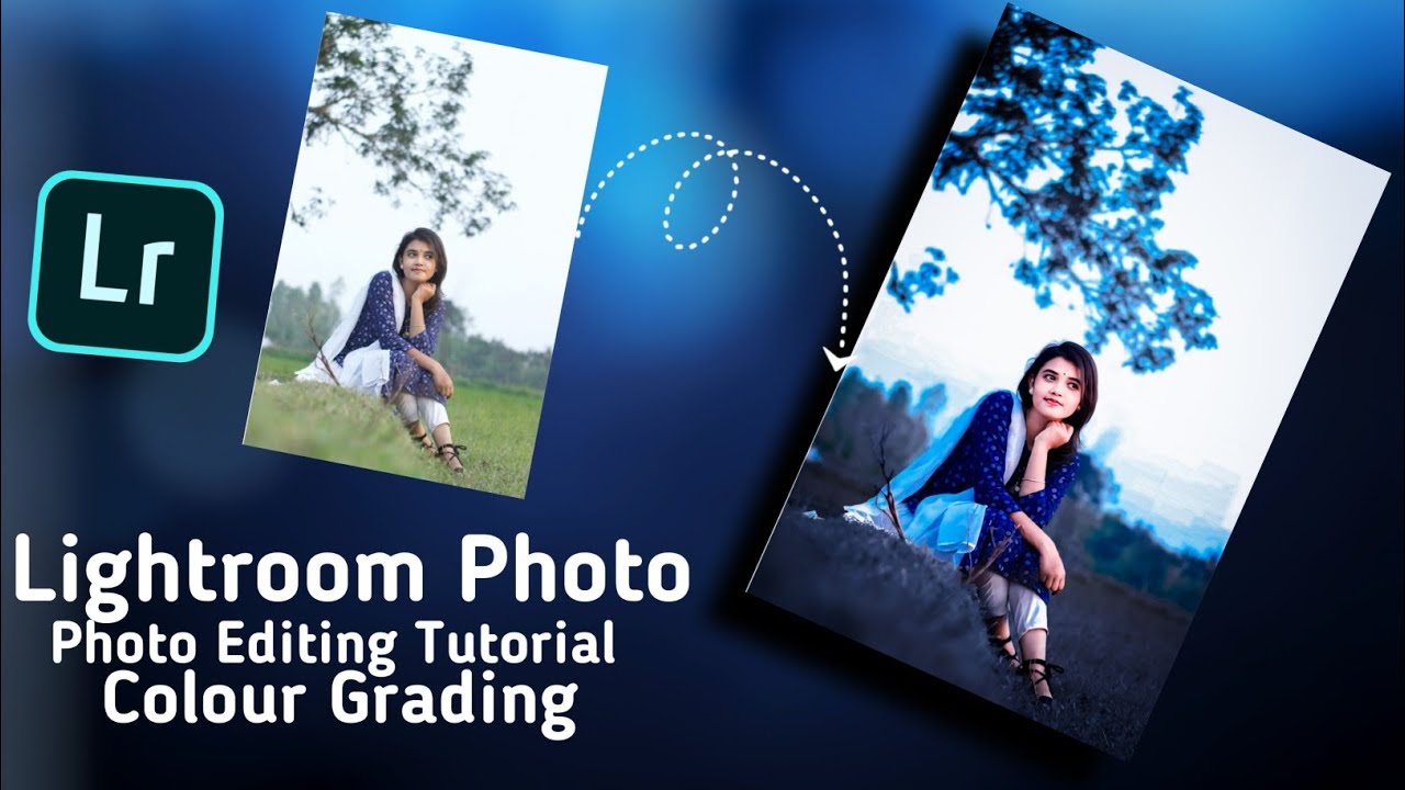 Lightroom Photo Editing Tutorial | Blue Tone Colour Grading in Mobile | Before After