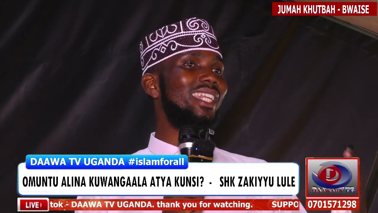 Omuntu alina kuwangaala atya kunsi? - Shk Zakiyyu Lule