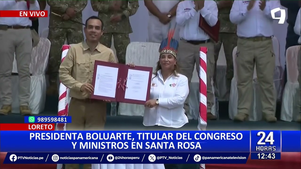 Dina Boluarte: “Santa Rosa es y seguirá siendo territorio peruano”