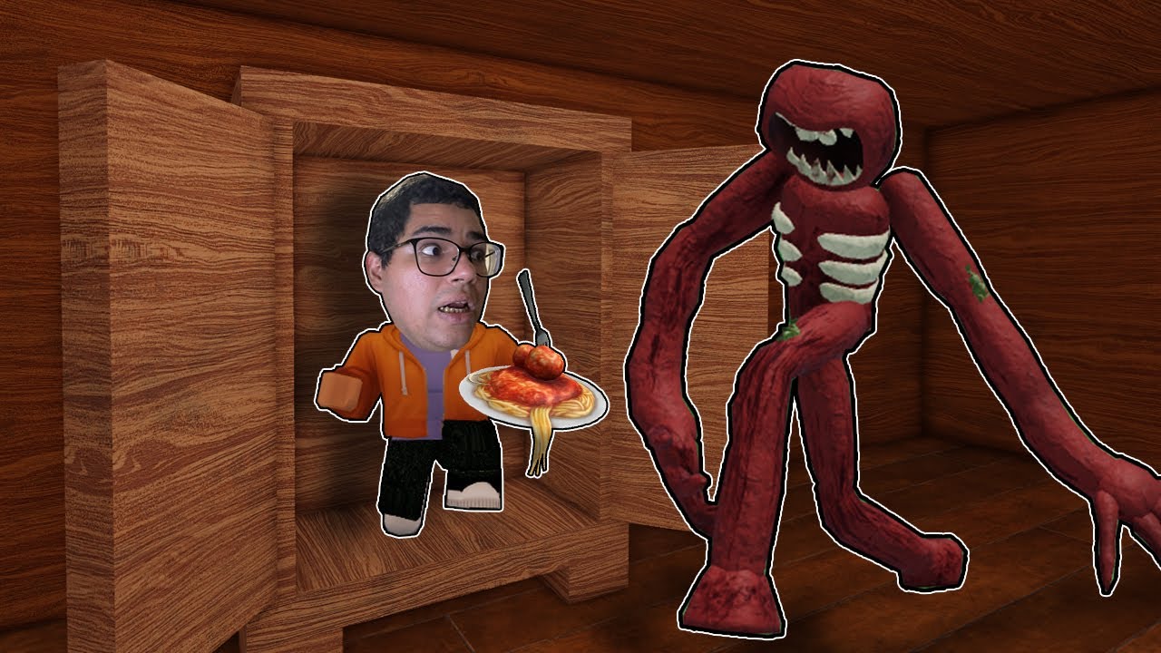 NUNCA PEGUE A COMIDA DO FIGURE!!! (ROBLOX - HUNGRY DOORS)
