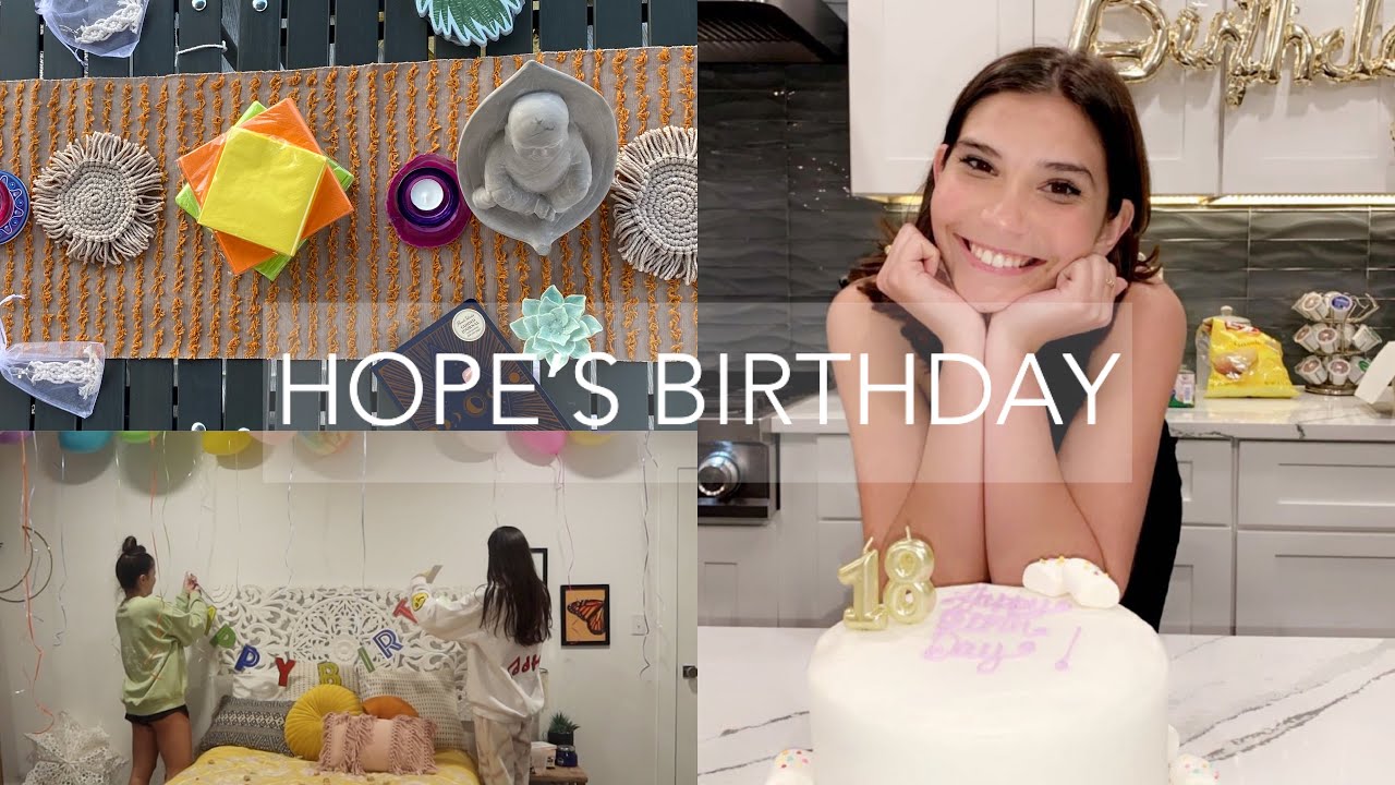 VLOG | HOPE'S BIRTHDAY