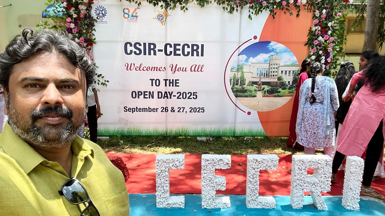 84th CSIR & CECRI Open Day Karaikudi #Science #CSIR #CECRI #Innovation #starsiraj 🔬👩🏻‍🔬